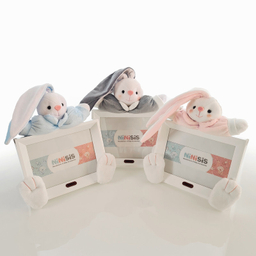 قاب عکس کودک نی نی سیس مدل خرگوش رابیت کد 13x18 PNK