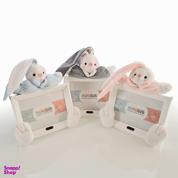 قاب عکس کودک نی نی سیس مدل خرگوش رابیت کد 13x18 PNK