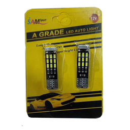 لامپ چراغ خودرو سام اسپرت مدل 24-SMD با نور سفید بسته 2 عددی