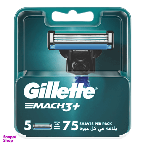 تیغ یدک ژیلت مدل Mach 3 بسته 5 عددی