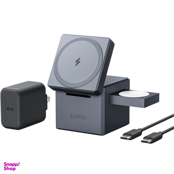 شارژر بی سیم انکر مدل MagSafe 3in1 Cube