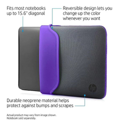 کاور لپ تاپ اچ‌ پی مدل Reversible Sleeve مناسب برای سایز 15.6 اینچ
