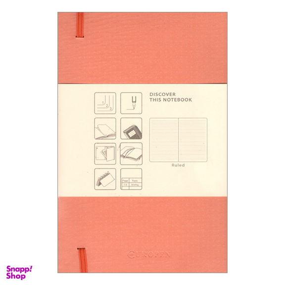 دفتر 110 برگ یوروپن مدل Hard Cover Notebook Medium
