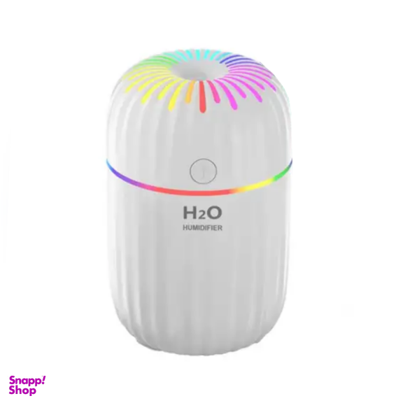 دستگاه بخور و رطوبت ساز مدل چراغ دار رنگی H2O