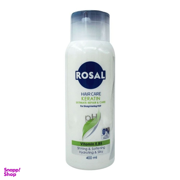 شامپو مو رزال مدل Keratin حجم 400 میلی لیتر