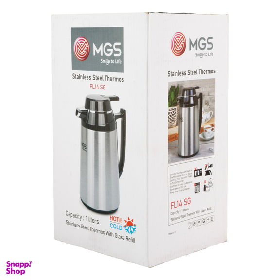 فلاسک استیل ام جی اس مدل FL14SG گنجایش 1 لیتر