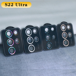 محافظ لنز دوربین بوف مدل Color Lenz Film مناسب برای گوشی موبایل سامسونگ Galaxy S22 Ultra