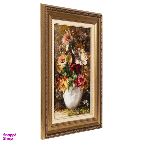 تابلو فرش دستباف سی پرشیا مدل گل در گلدان کد 903913