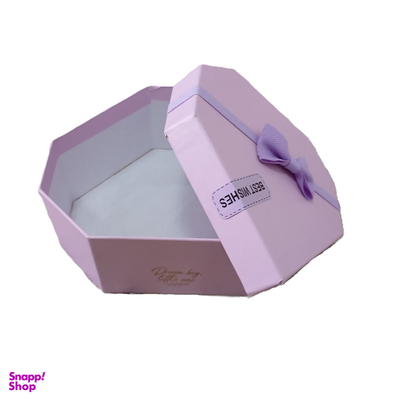 جعبه هدیه مدل قلبی چند ضلعی کد 313030