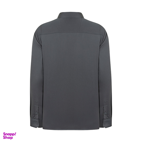 پیراهن آستین بلند مردانه والیانت استایل شانلی رنگ نوک مدادی