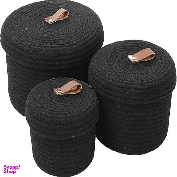 سبد کپو بافی مدل p5 مجموعه 3 عددی