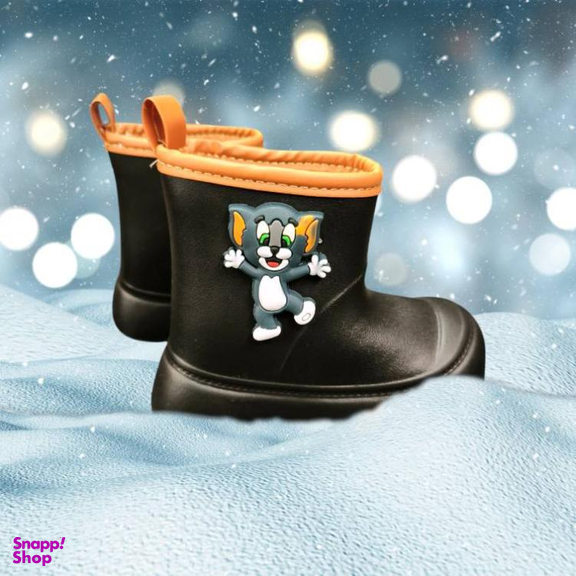 بوت پسرانه مدل تام جری ویانزا رنگ مشکی