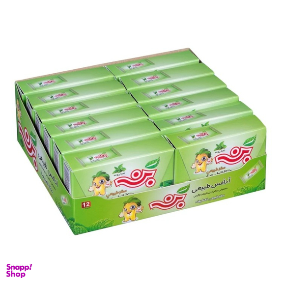 آدامس طبیعی بن طعم نعنا پونه مجموعه 12 عددی