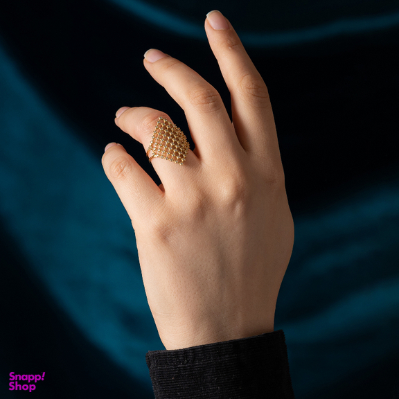 انگشتر طلا 18 عیار زنانه جواهری سون کد 2479