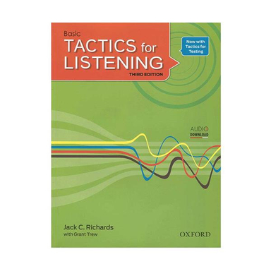 کتاب Tactics for Listening 3rd Basic اثر Jack C. Richards انتشارات آکسفورد
