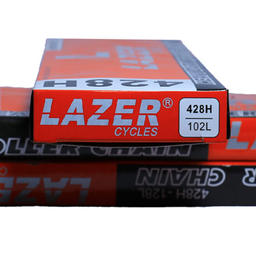 زنجیر موتور سیکلت لیزر مدل 428H-102L مناسب هوندا