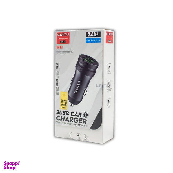 شارژر فندکی 5 وات لیتو مدل LC-C13 به همراه کابل لایتنینگ