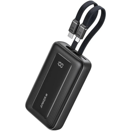 پاوربانک انکر مدل A1681 ظرفیت 20000 میلی آمپر ساعت به همراه کابل لایتنیگ و USB Type-C