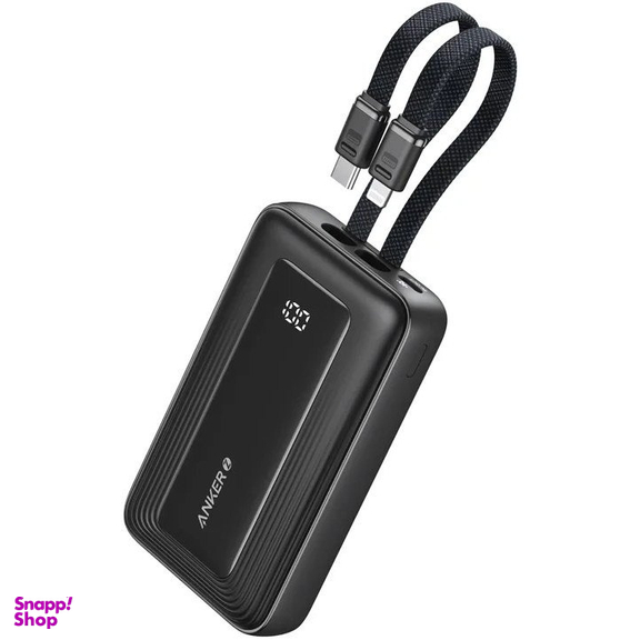 پاوربانک انکر مدل A1681 ظرفیت 20000 میلی آمپر ساعت به همراه کابل لایتنیگ و USB Type-C