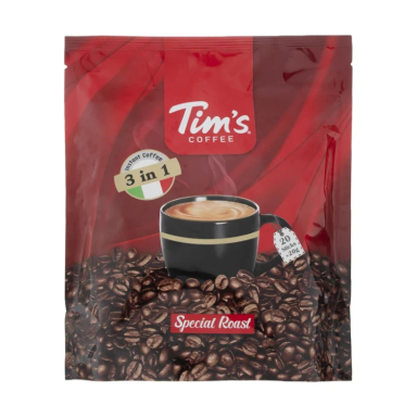قهوه فوری 3×1 تیمز وزن 18 گرم بسته 20 عددی