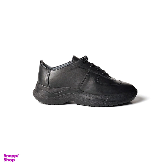 کفش کتانی زنانه چرم کاکتوس مدل WS۱۰۵۴ رنگ مشکی