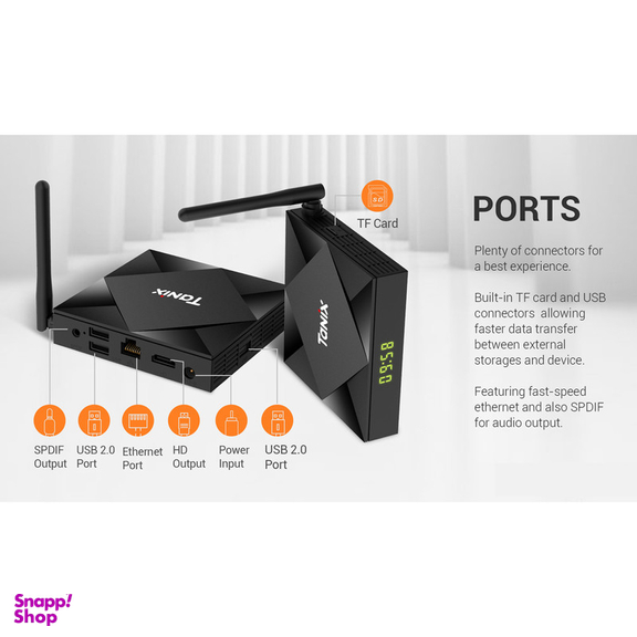 اندروید باکس تانیکس مدل TX6S - 4/64