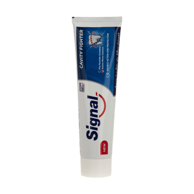 خمیر دندان ضد پوسیدگی سیگنال مدل Cavity Fighter حجم 100 میلی لیتر