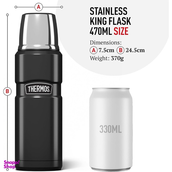فلاسک ترموس مدل KING گنجایش 0.47 لیتر