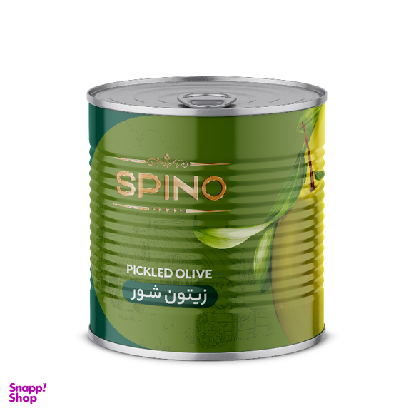 زیتون شور اسلایس اسپینو وزن 1/5 کیلوگرم