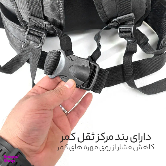 کوله پشتی سفری 60 لیتر مایسا مدل Adventure-My3382