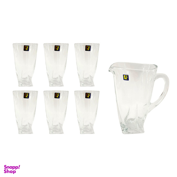 ست پارچ و لیوان 7 پارچه ام آر اس مدل توئیست