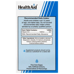 قرص ویتامین دی 1000 میلی گرم هلث اید بسته 30 عددی