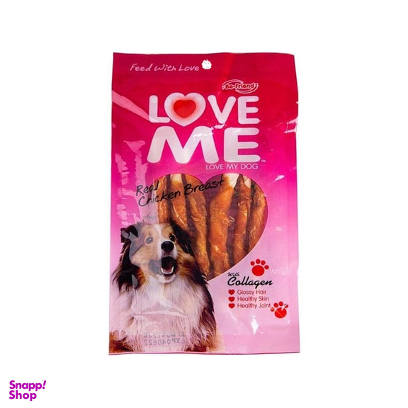 غذای تشویقی سگ لاو می طعم دورپیچ مرغ‌ (70 گرم)