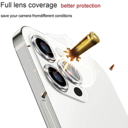 محافظ لنز دوربین بوف مدل Diamond-Luxury مناسب برای گوشی موبایل اپل iPhone 13 Pro Max / iPhone 13 Pro