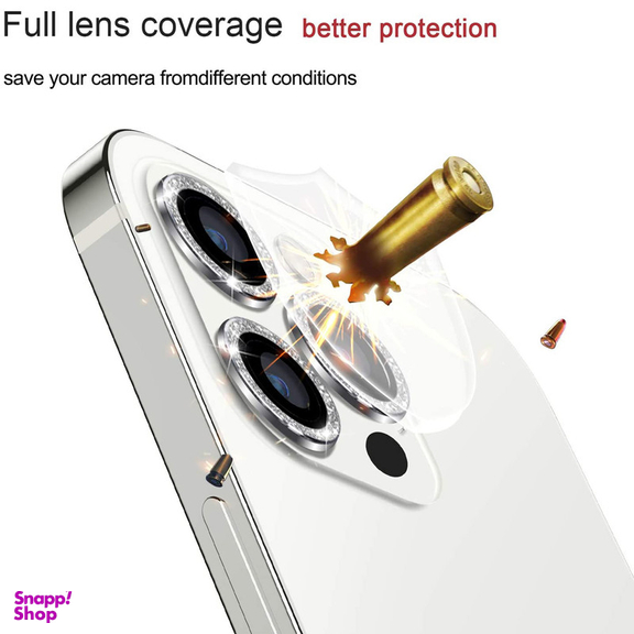محافظ لنز دوربین بوف مدل Diamond-Luxury مناسب برای گوشی موبایل اپل iPhone 13 Pro Max / iPhone 13 Pro