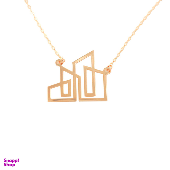 گردنبند طلا 18 عیار زنانه با طرح مینیمال طلاجات مدل لیزری سارا کد 1029