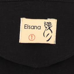 مانتو زنانه السانا مدل رمیصا کد 221801 رنگ مشکی