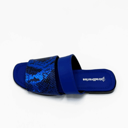 صندل زنانه دیوید جونز مدل Stradivarius-Sandal-SBu48 رنگ آبی