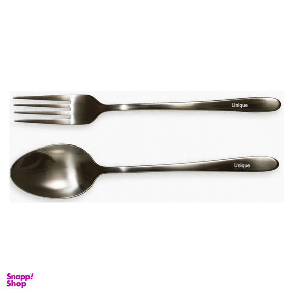 ست قاشق و چنگال 12 پارچه یونیک مدل ناخنی 18/10 کد RAGA