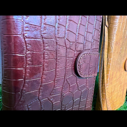 کیف کلاسوری موبایل مدل پوست ماری مناسب شیائومی Redmi Note 8