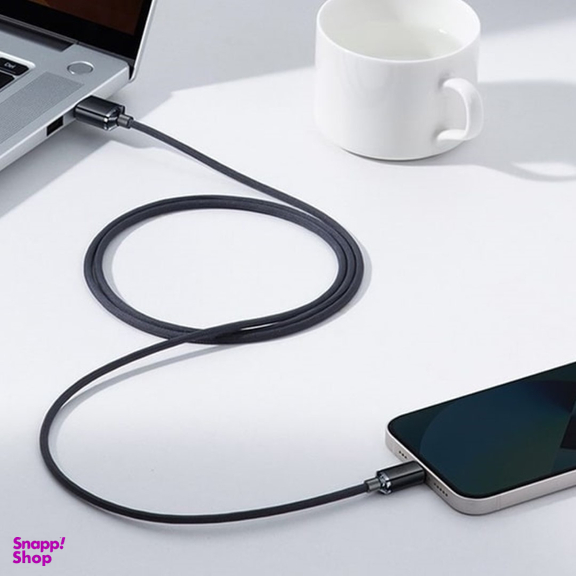 کابل شارژ لایتنینگ بیسوس مدل CAJY000001 Crystal Shine طول 1.2 متر