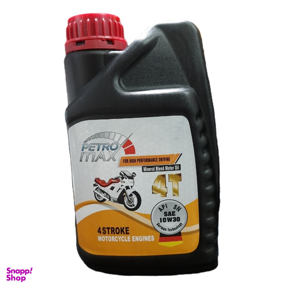 روغن موتور سیکلت 10W30SN پترومکس مدل 4T حجم 1 لیتر