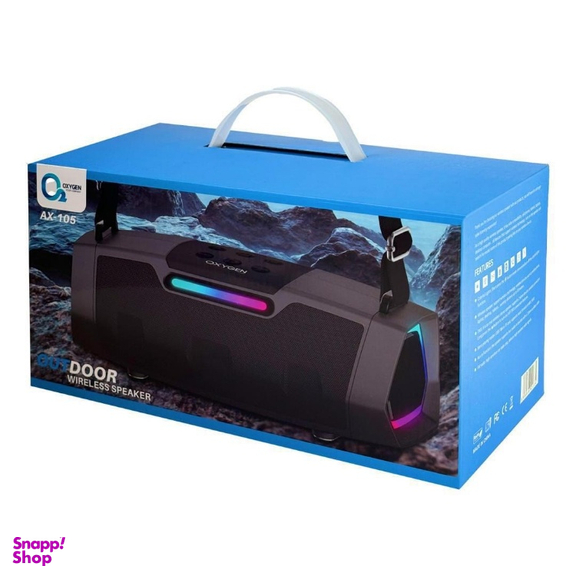 اسپیکر بلوتوثی قابل حمل اکسیژن AX105 به همراه میکروفون