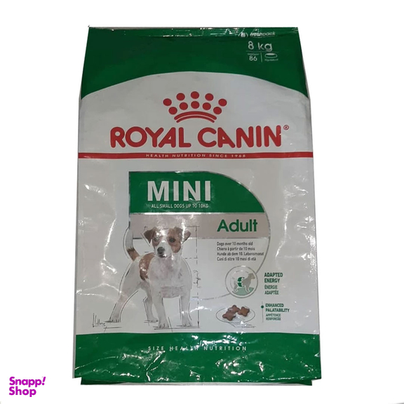 غذای خشک رویال کنین مدل Mini Adult وزن 8 کیلوگرم