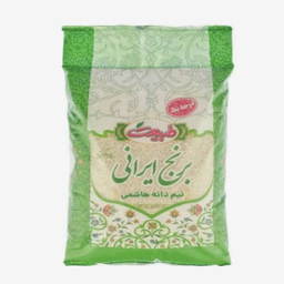 برنج نیم دانه هاشمی طبیعت وزن 2/5 کیلوگرم