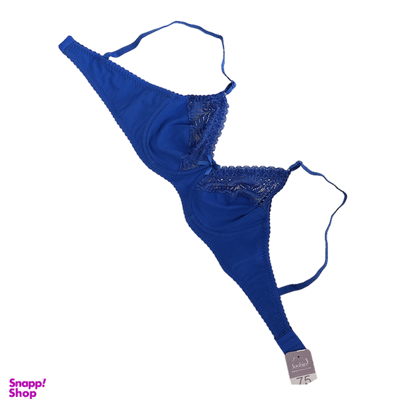 ست شورت و سوتین زنانه ژوبین کد CB-3018 رنگ آبی کاربنی