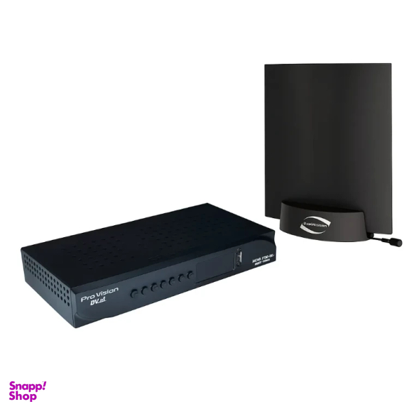 گیرنده دیجیتال پروویژن کد Pro20_247 به همراه آنتن رومیزی