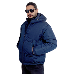 کاپشن مردانه مدل باکسی کد 2 رنگ سرمه ای