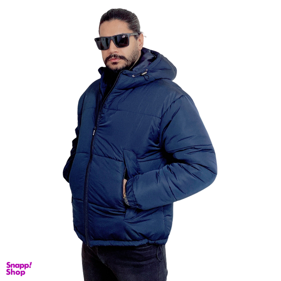 کاپشن مردانه مدل باکسی کد 2 رنگ سرمه ای