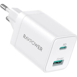 شارژر دیواری راو پاور 2 پورت 20 وات مدل RP-PC168